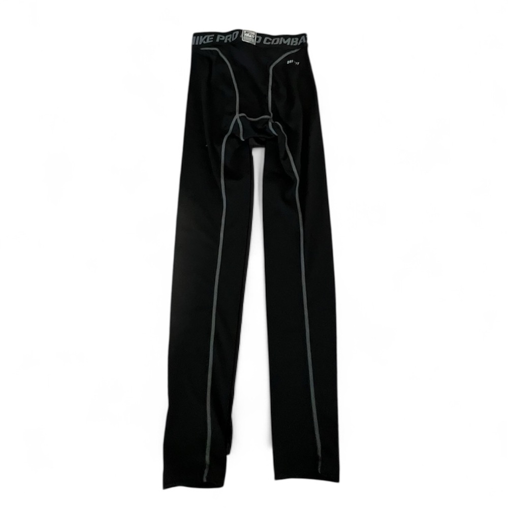 ⚫️NIKE: Boy size M, black pro combat, dri-fit compression athletic leggings⚫️